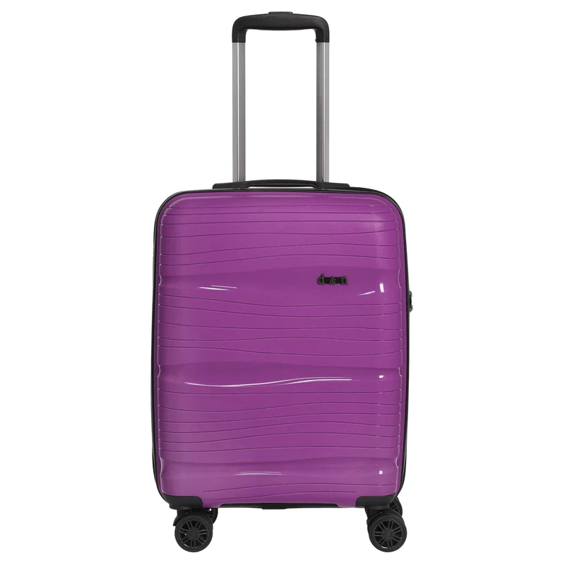 D&N Travel Line 4300 - 4-Rollen-Kabinentrolley S 55 cm (purple)