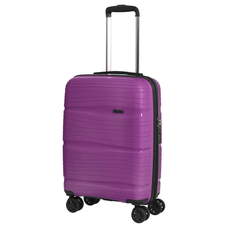 D&N Travel Line 4300 - 4-Rollen-Kabinentrolley S 55 cm (purple)