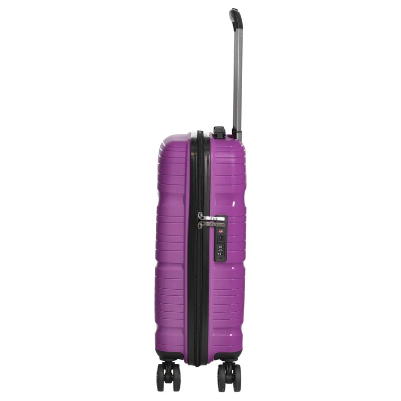 D&N Travel Line 4300 - 4-Rollen-Kabinentrolley S 55 cm (purple)
