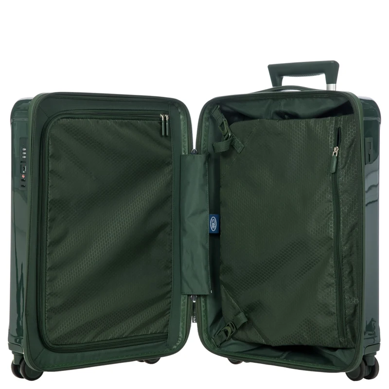 Brics Positano - 4-Rollen Kabinentrolley 55 cm USB (emerald green)