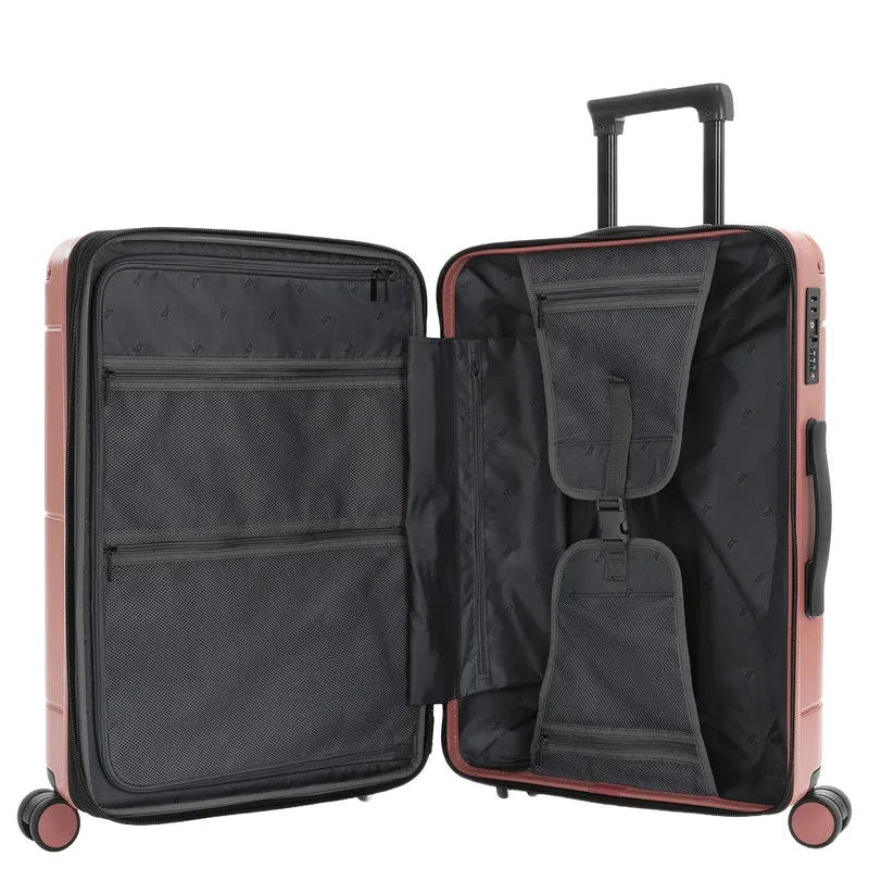 Heys Zen - 4-Rollen-Trolley M 66 cm erw. (coral)