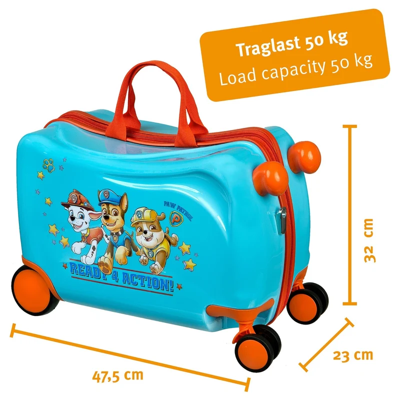 Undercover Paw Patrol Ride-On - 4-Rollen-Kindertrolley 47.5 cm (Paw Patrol)