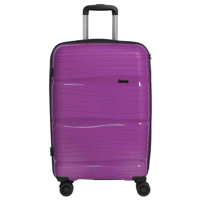 D&N Travel Line 4300 - 4-Rollen-Trolley M 66 cm (purple)
