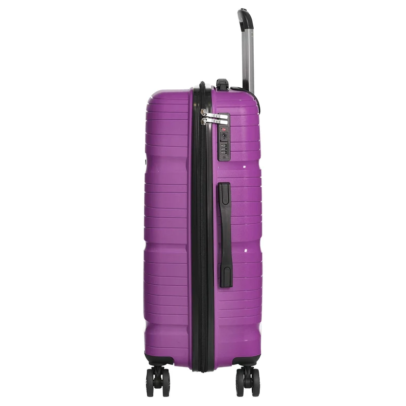 D&N Travel Line 4300 - 4-Rollen-Trolley M 66 cm (purple)