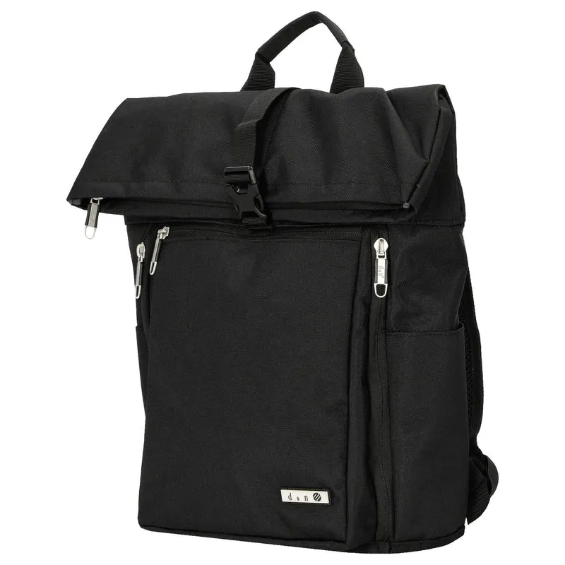 D&N Bags & More - Kurierrucksack 15" (schwarz)