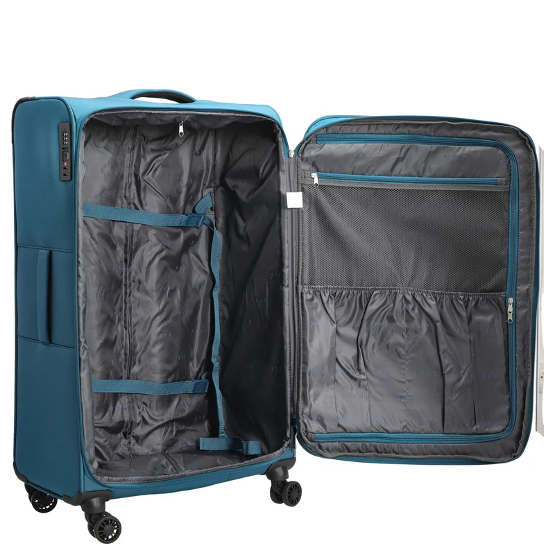 D&N Travel Line 9504 - Trolley-Set, 3tlg. (petrol)