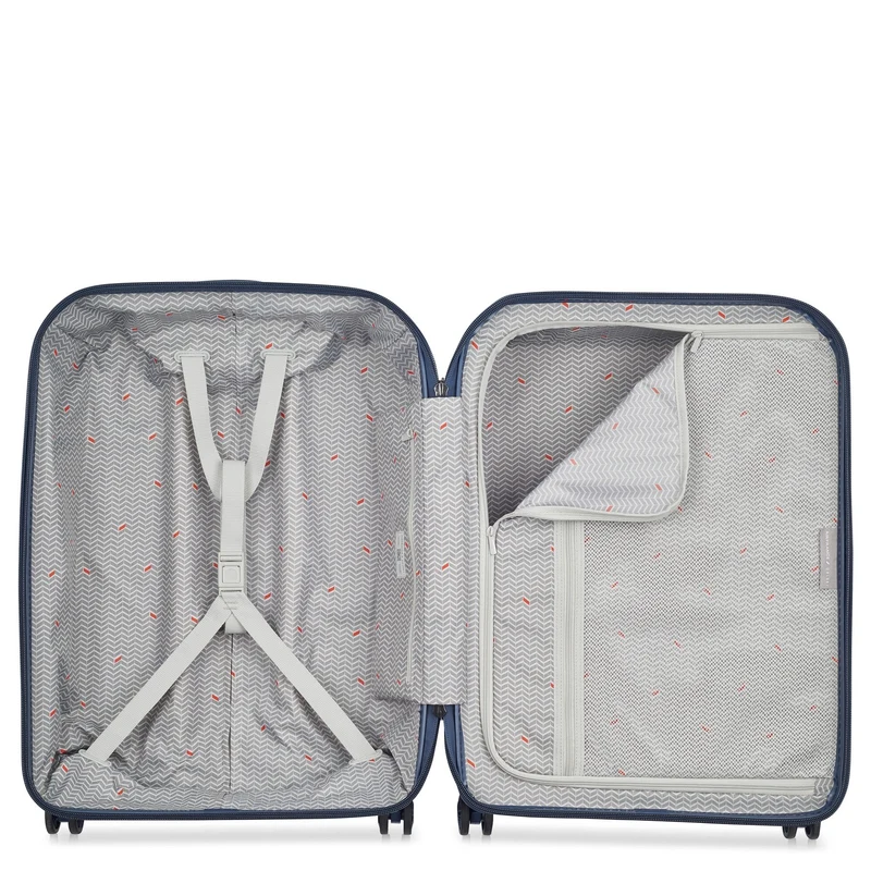 Delsey Paris Allure - 4-Rollen-Trolley M 65 cm (marineblau)