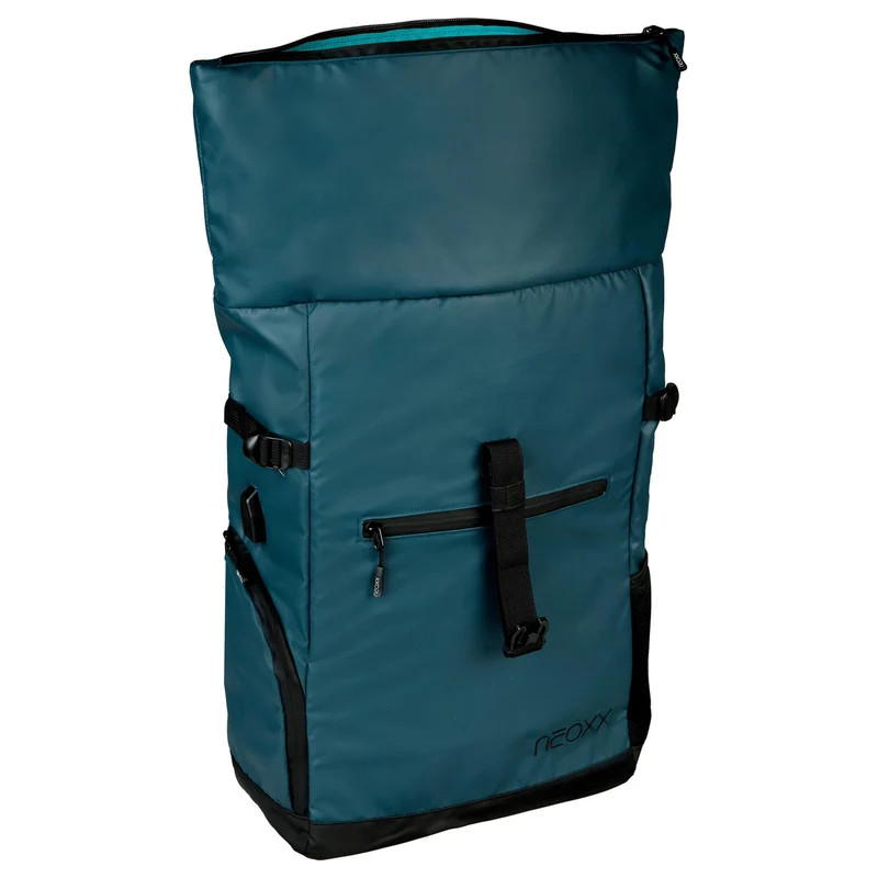 Neoxx VIBE Roll Top - Rucksack 15" 45 cm USB (nite)
