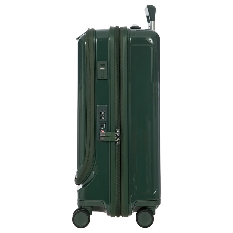 Brics Positano - 4-Rollen Kabinentrolley 55 cm USB erw. (emerald green)