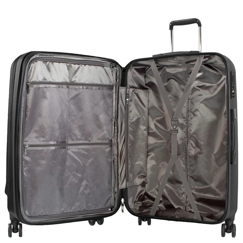 Heys Vantage Smart Access - 4-Rollen-Trolley Set 3tlg. erw. (schwarz)