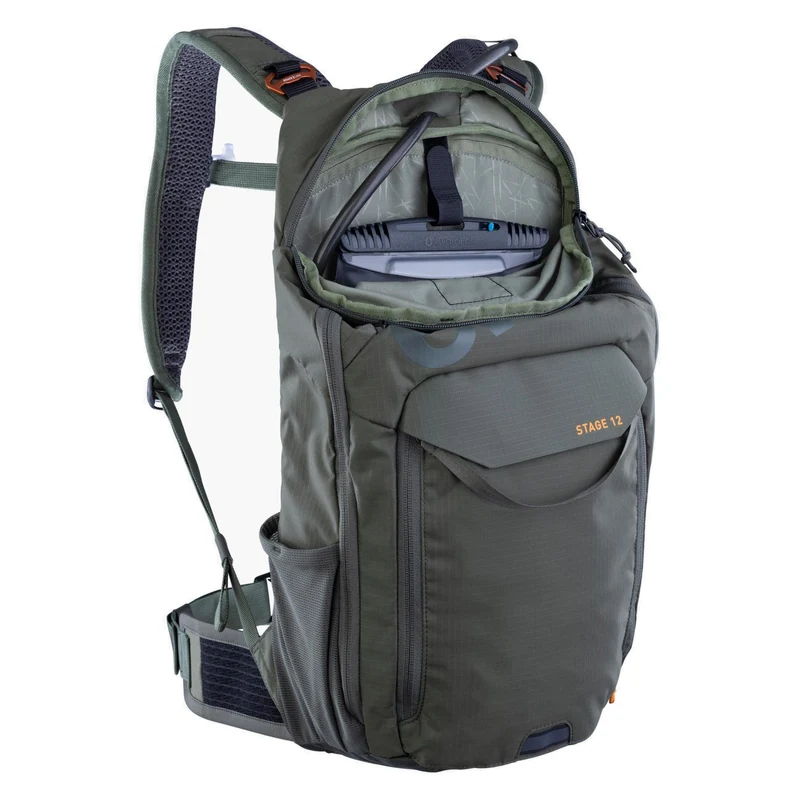 Evoc Stage 12L - Fahrradrucksack 44 cm (dark olive)