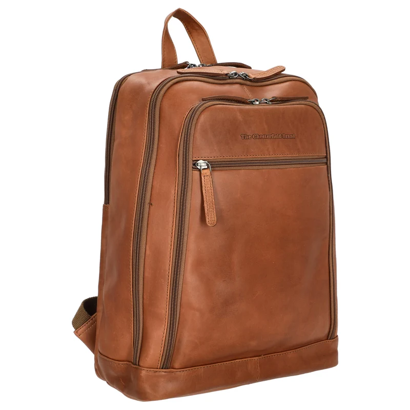 The Chesterfield Brand Detroit - Rucksack 14" 39 cm (cognac)