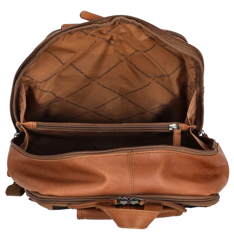The Chesterfield Brand Detroit - Rucksack 14" 39 cm (cognac)