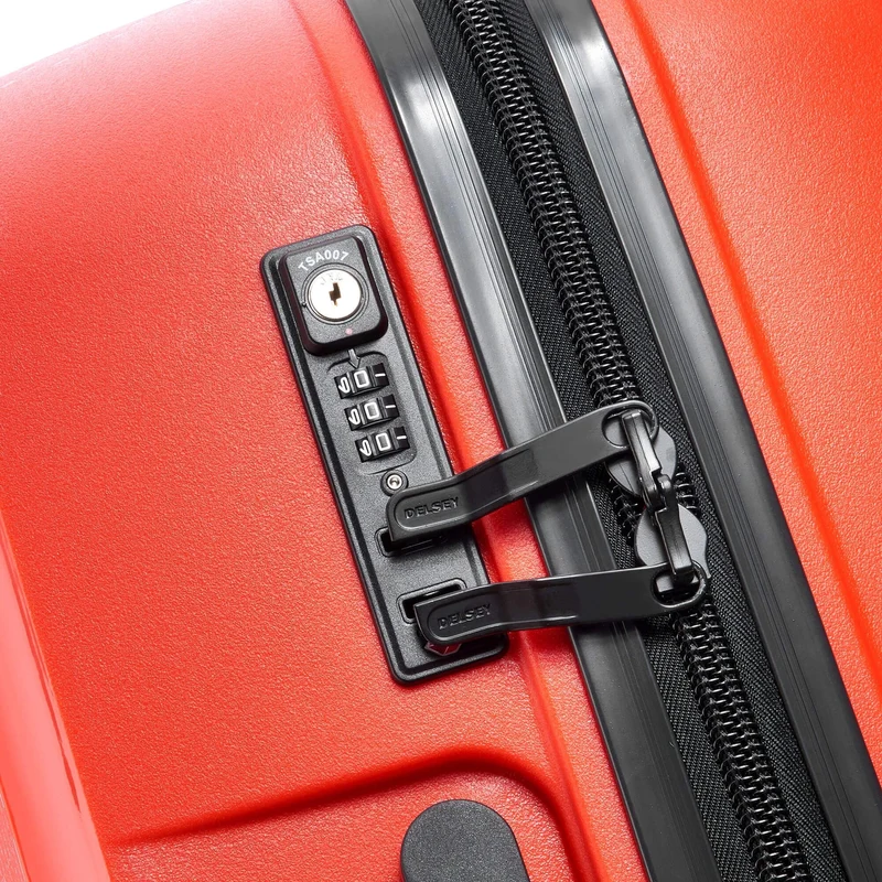Delsey Paris Belmont Plus Slim Line - 4-Rollen-Kabinentrolley 55 cm (rot)