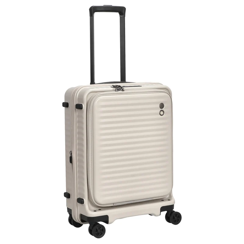 Echolac Celestra FA - 4-Rollen-Kabinentrolley 14" S 55 cm erw. USB (white sand)