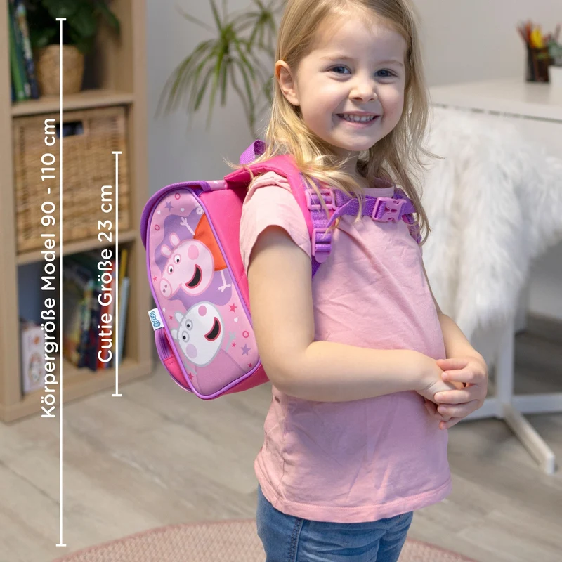 Scooli CUTIE - Kindergartenrucksack 23 cm (Peppa Pig)