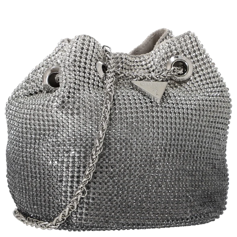 Guess Zalina - Beuteltasche 15 cm (silver)