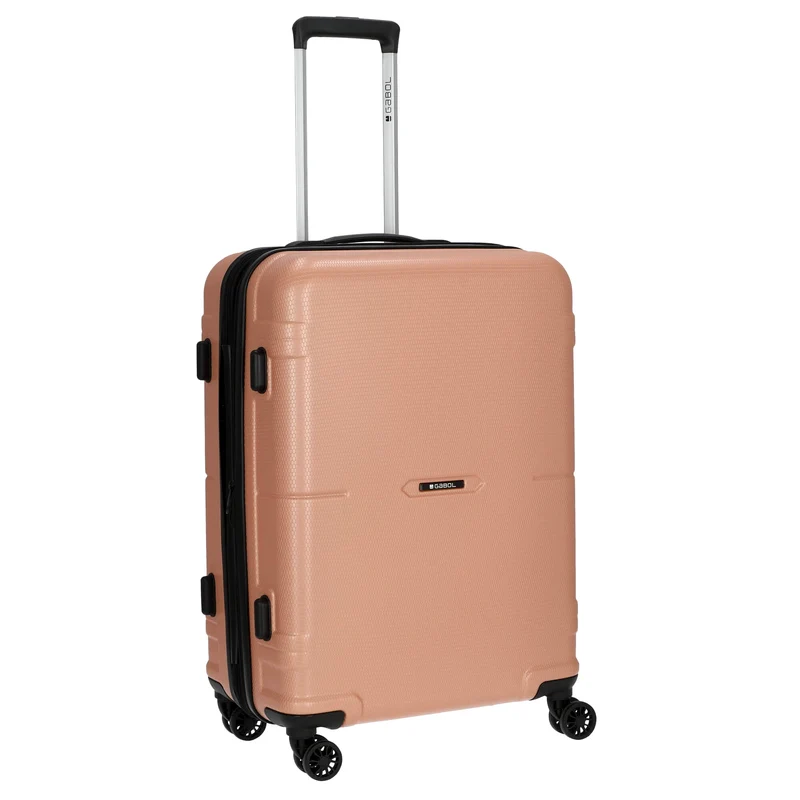 Gabol Bari - 4-Rollen-Trolley M 65 cm erw. (rosa)