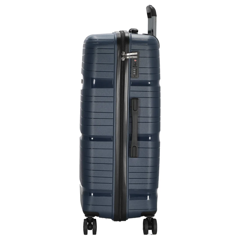 D&N Travel Line 4300 - 4-Rollen-Trolley L 76 cm (dunkelblau)