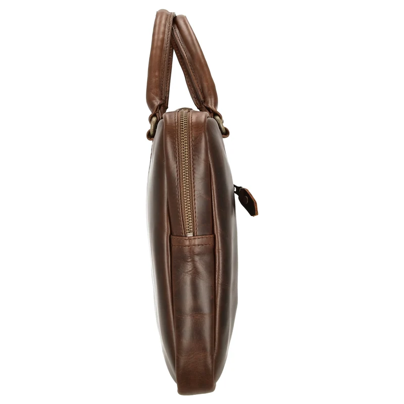 Buckle & Seam Cali Laptoptasche 15" 36 cm (brown/dots)