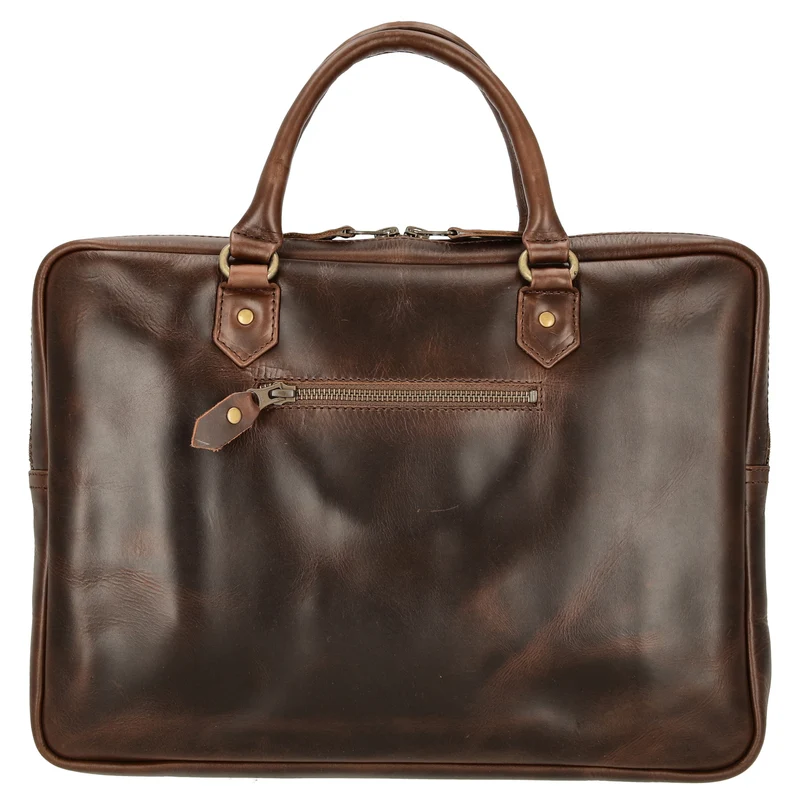 Buckle & Seam Cali Laptoptasche 15" 36 cm (brown/dots)