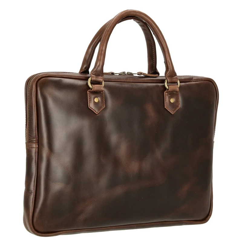 Buckle & Seam Cali Laptoptasche 15" 36 cm (brown/dots)