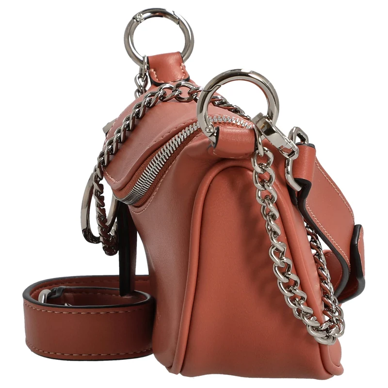 Seidenfelt Skien II - Schultertasche 19 cm (dark blush)