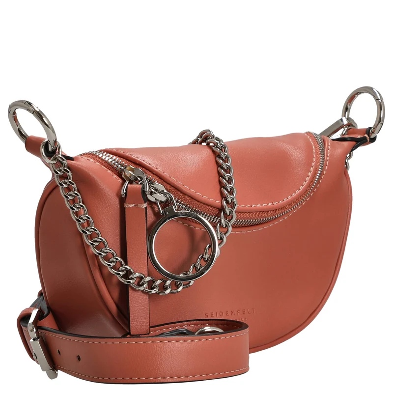 Seidenfelt Skien II - Schultertasche 19 cm (dark blush)