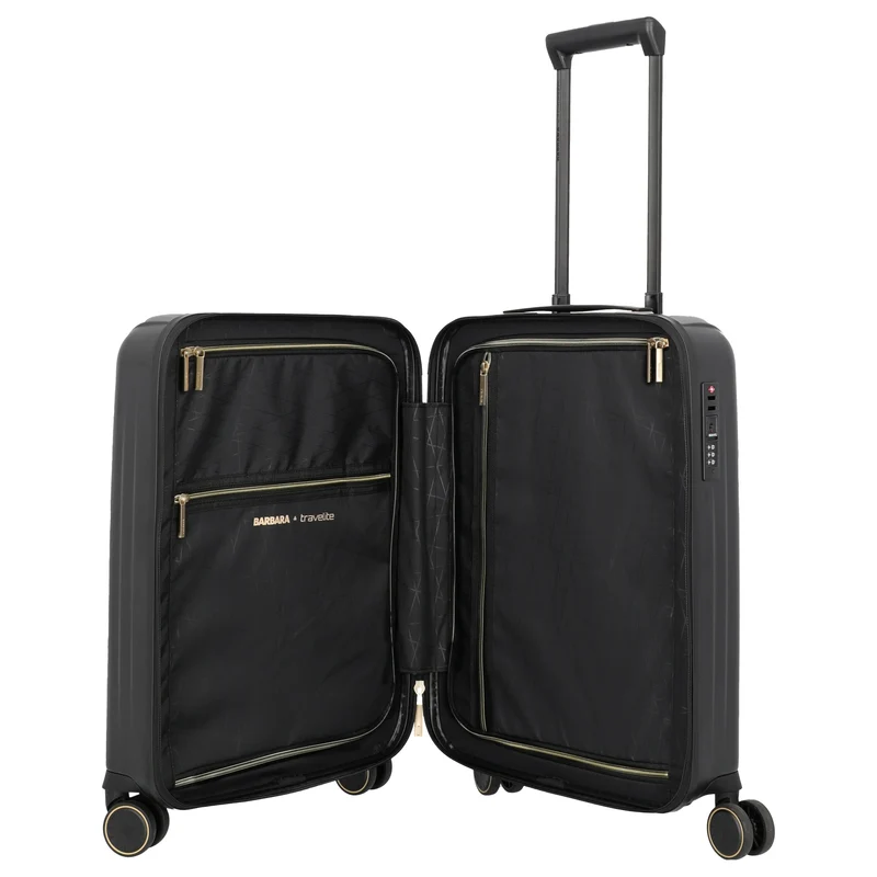Travelite BARBARA Novelty - 4-Rollen-Kabinentrolley S 55 cm (schwarz)