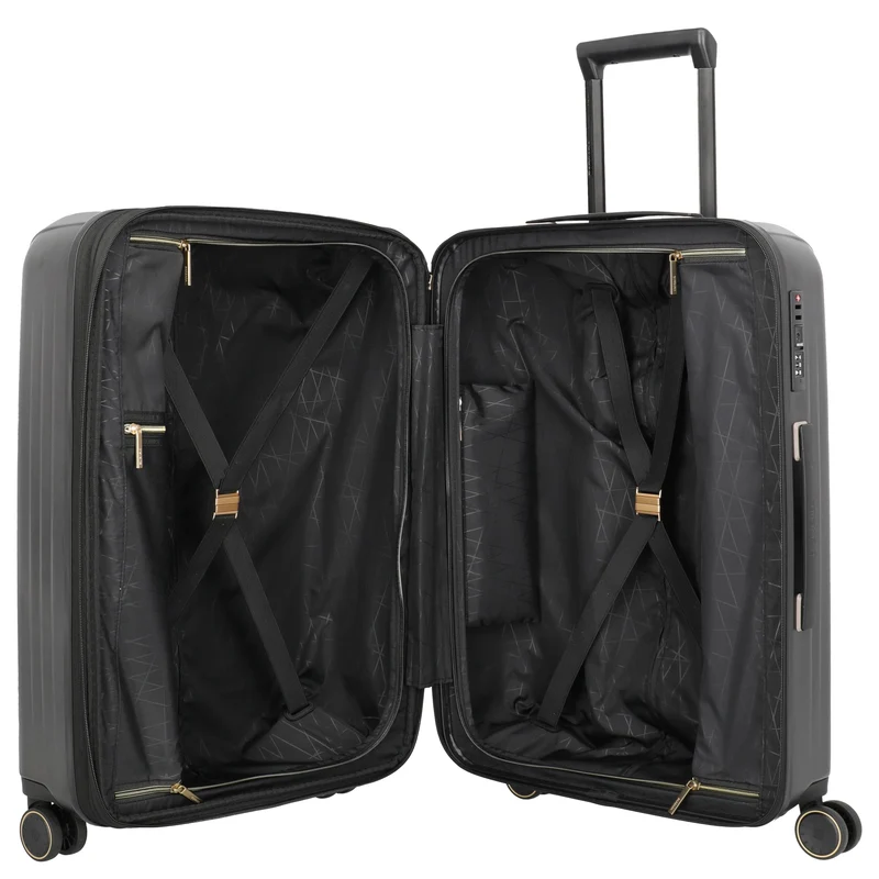 Travelite BARBARA Novelty - 4-Rollen-Trolley M 65 cm erw. (schwarz)