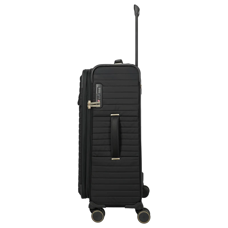 Travelite BARBARA Stepp - 4-Rollen-Trolley M 68 cm erw. (schwarz)