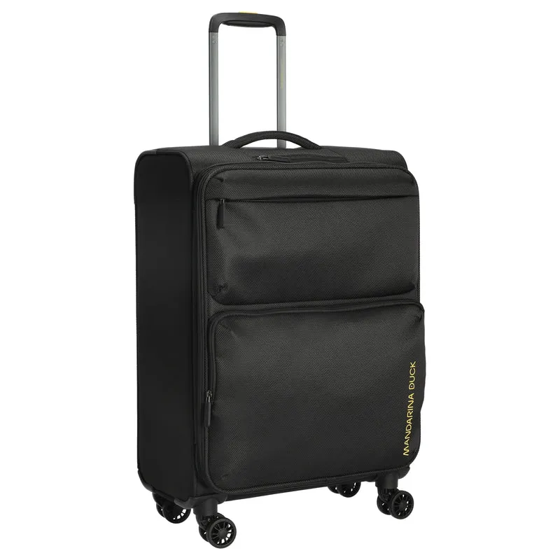 Mandarina Duck Zephyr - 4-Rollen-Trolley 67 cm erw. (black)