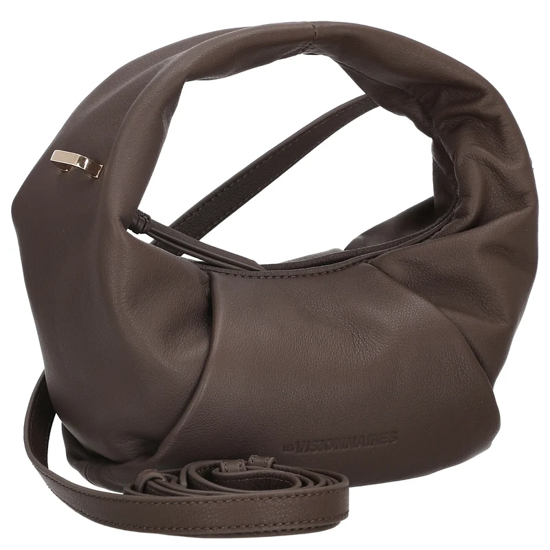 Les Visionnaires Greta Mini Essential Soft Grainy - Umhängetasche 23 cm (chocolate)
