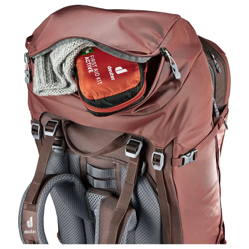 Deuter Voyager 60+10 SL - Women's Reiserucksack 13" 80 cm (caspia-raisin)