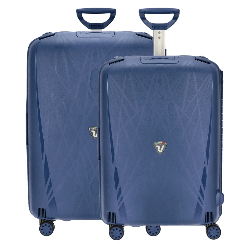 Roncato Light - 4-Rollen-Trolley Set 2tlg. M/L (navy)