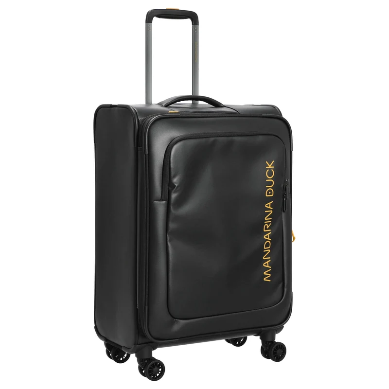 Mandarina Duck ECO - 4-Rollen-Trolley M 67 cm erw. (black)