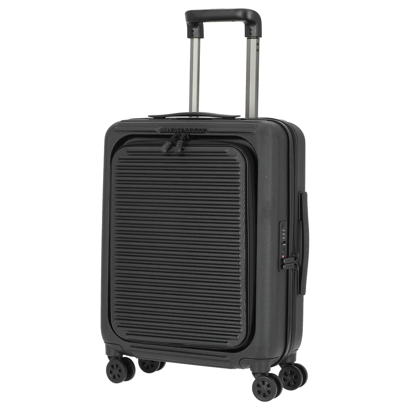 Mandarina Duck Tank Case - 4-Rollen-Trolley mit Vortasche 55 cm (black)