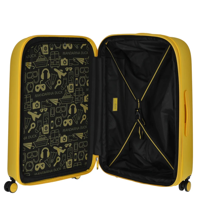 Mandarina Duck Logoduck+ - 4-Rollen-Trolley 74 cm L erw. (duck yellow)