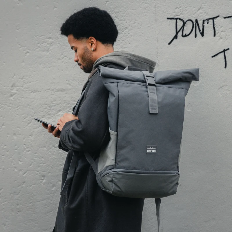 Johnny Urban Allen XL - Rolltop Backpack 49 cm (dark grey)