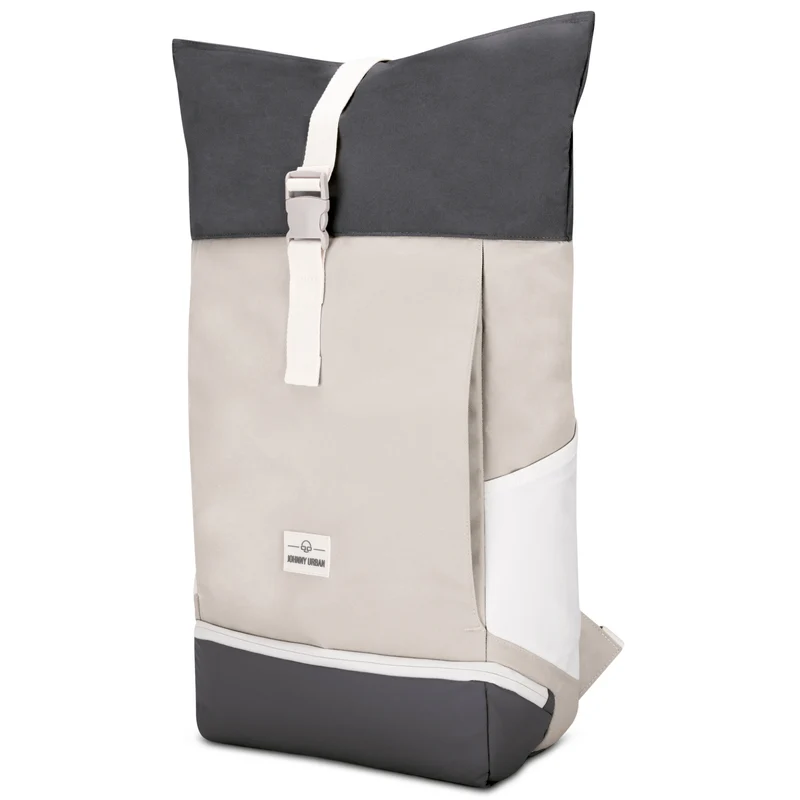 Johnny Urban Allen Medium - Rolltop Backpack 40 cm (sand grey)