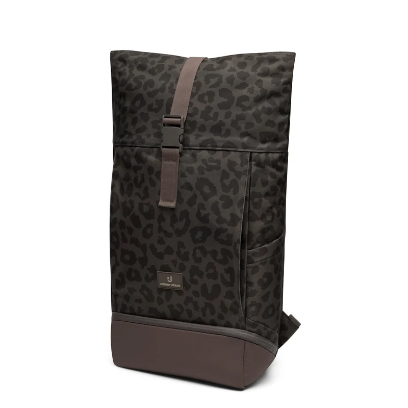 Johnny Urban Allen Medium - Rolltop Backpack 40 cm (brown leo)