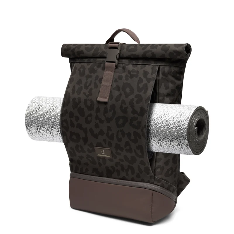 Johnny Urban Allen Medium - Rolltop Backpack 40 cm (brown leo)