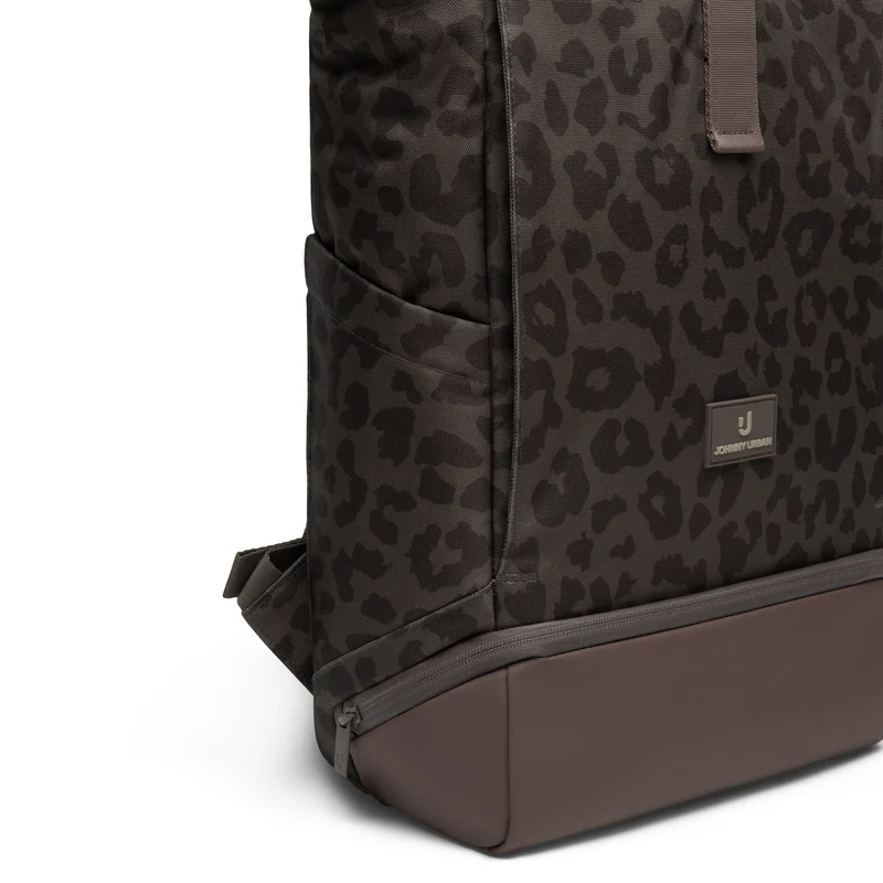 Johnny Urban Allen Medium - Rolltop Backpack 40 cm (brown leo)
