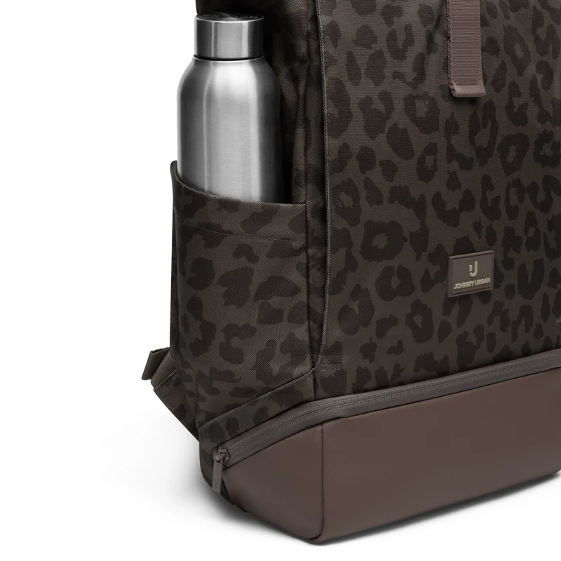 Johnny Urban Allen Medium - Rolltop Backpack 40 cm (brown leo)