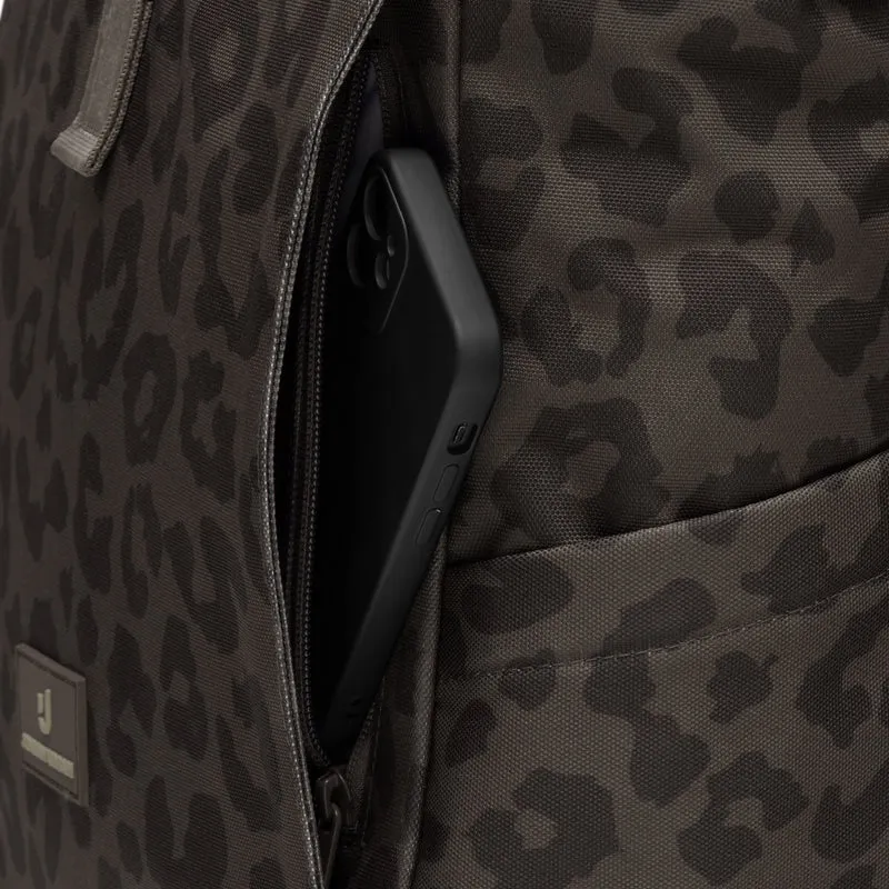 Johnny Urban Allen Medium - Rolltop Backpack 40 cm (brown leo)