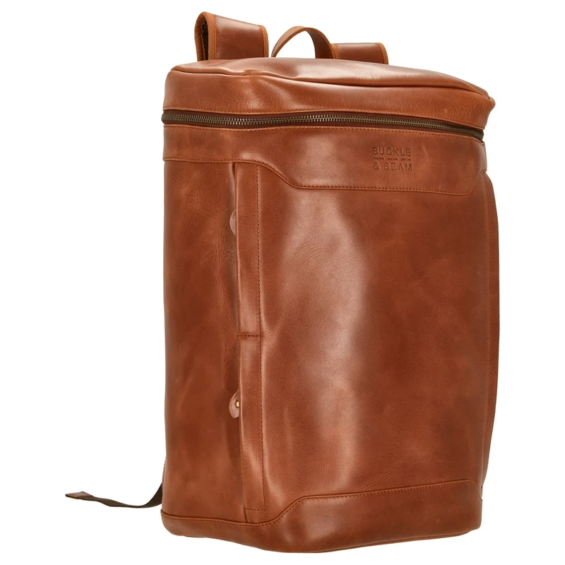 Buckle & Seam Siwa - Rucksack 16" 44 cm (cognac)