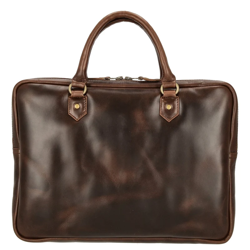 Buckle & Seam Cali Laptoptasche 15" 36 cm (brown/dots)