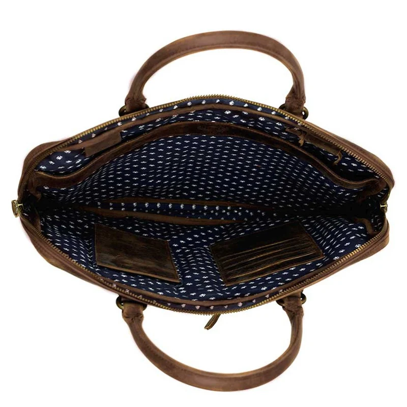 Buckle & Seam Cali Laptoptasche 15" 36 cm (brown/dots)