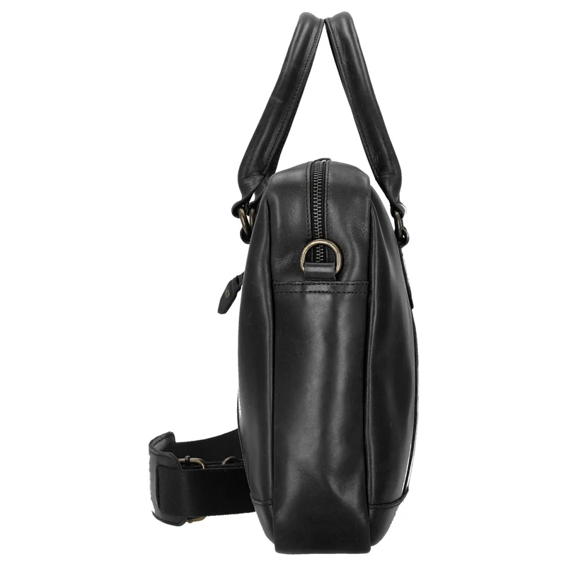 Buckle & Seam Everett - Aktentasche 16" 38 cm (black)