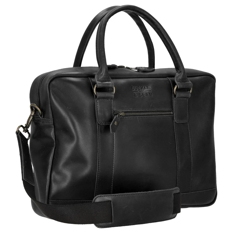 Buckle & Seam Everett - Aktentasche 16" 38 cm (black)
